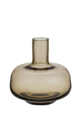 Kosta Boda Vas Kappa Vaser Brun H: 9.8cm