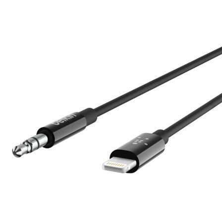 Belkin Kabel fra Lightning til hodetelefonsjakk - Lightning / audio - 91.4 cm