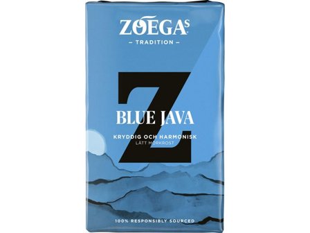 ZOEGAS Kaffe Blue Java, mörkrost, 450 g - Lyreco - Kök och servering - Kaffe och te - Bryggkaffe