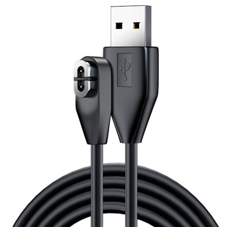 Oplader til Shokz As800/S803/S810, USB magnetisk ladekabel (Sort/1M)