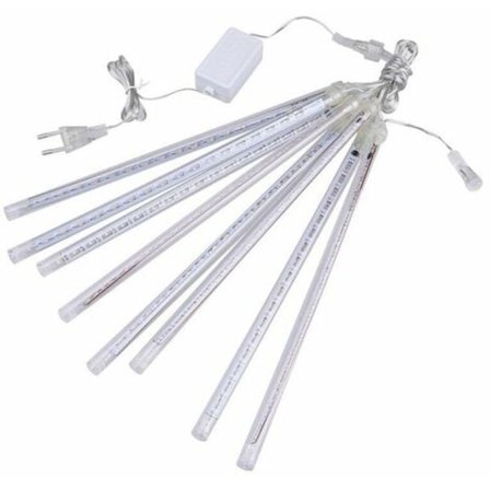 LED-belysning under skåp, 8-pack, 300 mm, med strömbrytare, totalt 510 lm, alla tillbehör ingår, hyllor