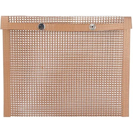 Bbq Mesh Grillposer Grillingposer Fiberglass Mesh Non Stick Højtemperaturbestandig Bbq Poser Til Køkken Hjem