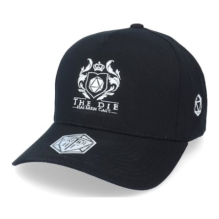 Critiql Hit - Sort trucker Kasket - Alae Iacta Est Dice Black A-Frame Adjustable @ Hatstore