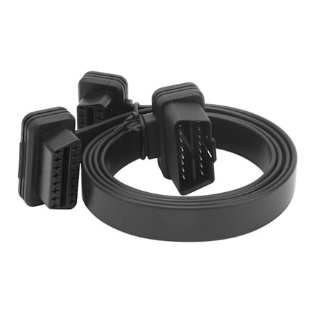 16-stifts OBD-förlängningskabel hane till dubbel hona vinkeladapter diagnostikverktyg 50 cm