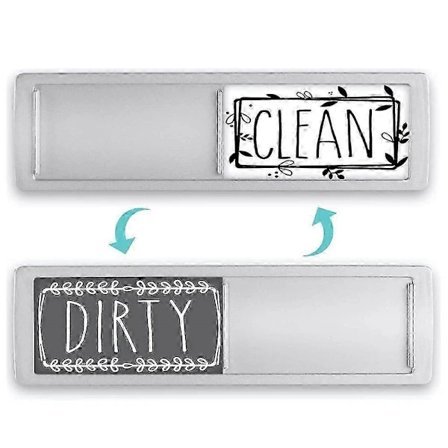 Ren Beskidt Opvaskemaskine Magnet Opvaskemaskine Magnet Rengøringsindikator - SNNGV sølv