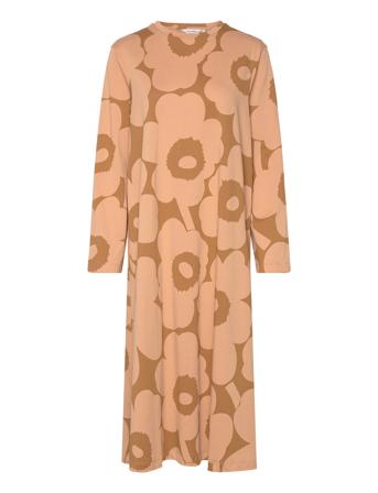 Tromppi Unikko Dresses Sweat-shirt Dresses Beige Marimekko*Betinget Tilbud