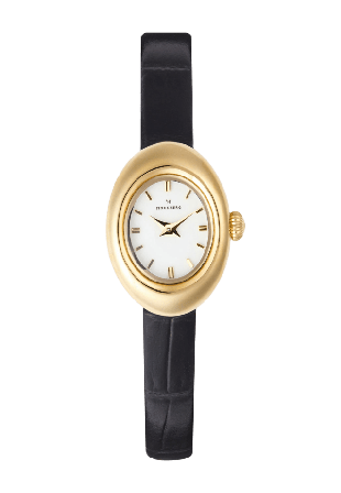 Mockberg Belle Oval Petite Leather Gold Watch Klockor Dam Guld ONESIZE