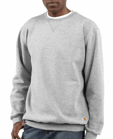 Carhartt Workwear Carhartt M's Midweight Crewneck Sweatshirt Heather Grey