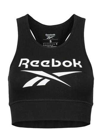 Ri Bl Cotton Bralette Black Reebok Performance