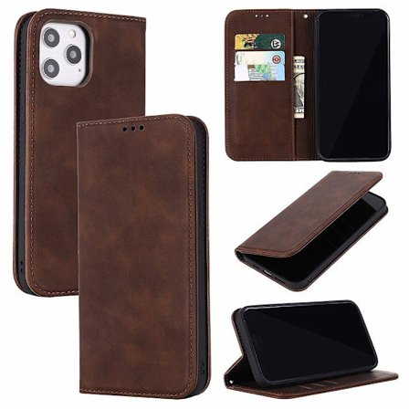 iPhone 12 Pro Max - Praktiskt Stilsäkert Plånboksfodral