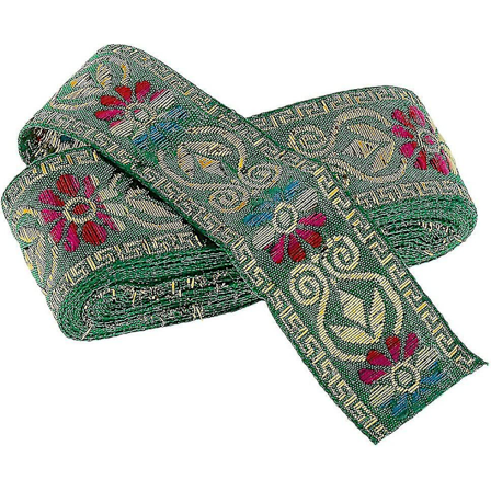 Jacquard Trim Fletning Broderet Bånd Håndværk Syning Retro Boho Etnisk Stof Bånd Trim Til Syning Håndværk Projekter 7m 6 Stilarter At Vælge