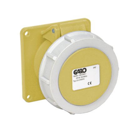 Garo UIV 232-4 S Paneluttak IP67, 3-polet, 32 A Gul, 4 h, Stikkontakter & kabler