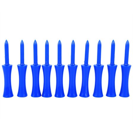 Muoviset golf-tiit 100 kpl – Sininen, 68 mm, satunnainen väri - Golf-tarvikkeet - Golfsetti - Golf-tii