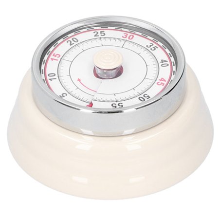 Hvid Rund Mekanisk Køkken Timer Madlavning Studie Påmindelse Tidsstyring