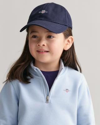 GANT - Kids Shield Sweatshirt med halv glidelås - Unisex - 92
