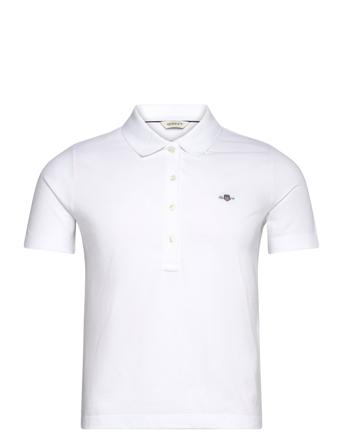 Emb Archive Shield Polo GANT White