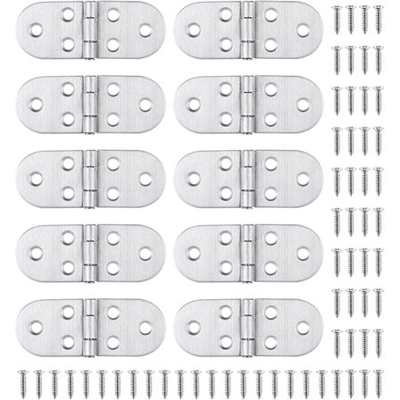 10 stk. Flip hængsler runde kant, 270 graders rustfrit stål hængsel med skruer, marine båddør hængsel, heavy duty strop hængsel, drop down hængsler 