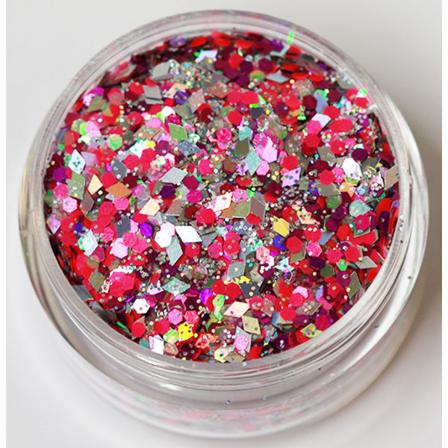 Negleglitter - Mix - Princess - 8ml - Glitter Multicolor