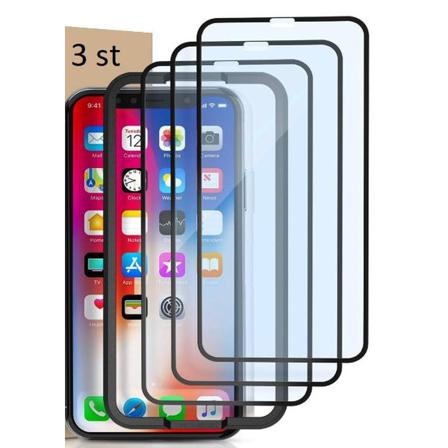 3 St Heltäckande Skärmskydd För Iphone11 -svart Kant Svart