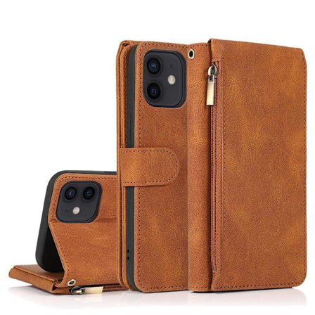 iPhone 12 - Professionellt Robust Floveme Plånboksfodral