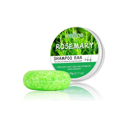Eelhoe Rosmarin Förtjockande Schampo Tvål Tar Bort Mjäll, Ger Näring Åt Håret, Återfuktar Och Ger Näring Åt Hårbotten, Och Förbättrar Frissighet