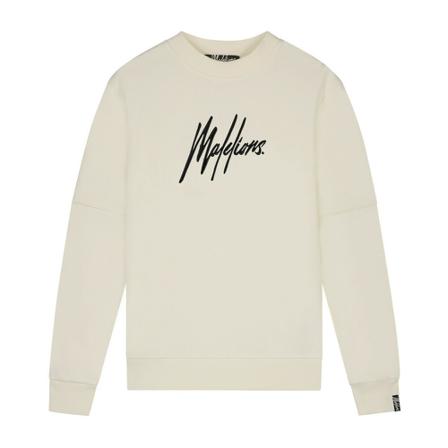 Malelions Sweatshirts , Beige , Heren , Maat: L