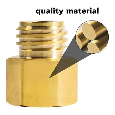 CO2 Cylinderadapter för Quooker Cube för TR21-4 Konverterad för Quooker Cube Tank TR21-3, Mässing Quooke