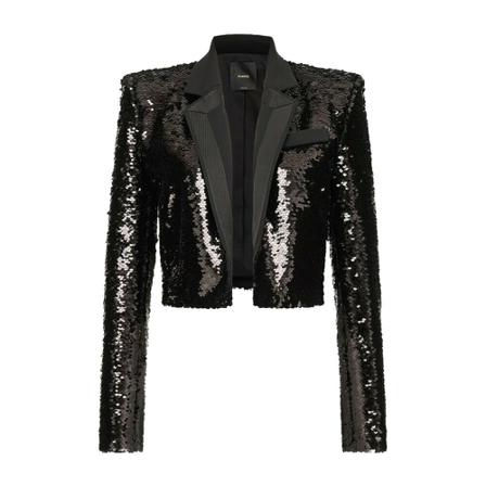 Pinko, Light Jackets Czarny, Kobieta, Rozmiar: S