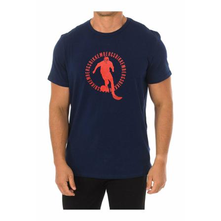 Bikkembergs T-shirt with logo Blå, Herre T-shirts