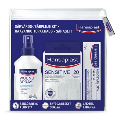 Hansaplast Sårpleje Kit 1 stk, Medicin & Pleje, Plastre, Sårplastre