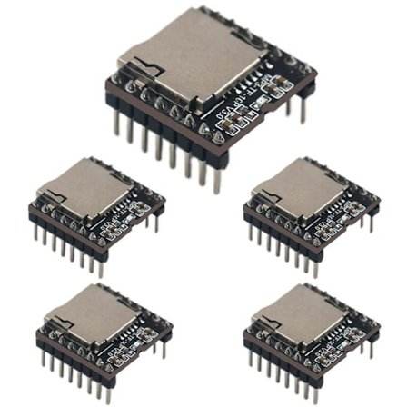 Mini MP3-afspiller lydmodul DFPlayer MP3 stemmeafkodningskort med TF-kortslot, til Arduino, Raspberry Pi, MSP430, AVR