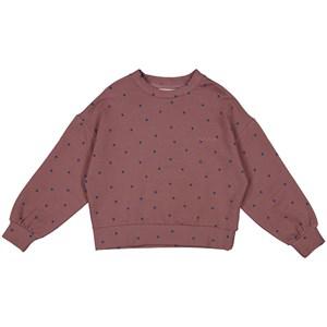 Kids - MarMar Copenhagen Mahogany Dot Sweatshirt 86 cm - Jumpers and knitwear - 86 CM - Purple