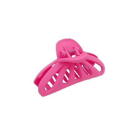 Complement Gummerad Hårklämma Solfjäder 10 Cm Accessoarer & tillbehör Dam Rosa