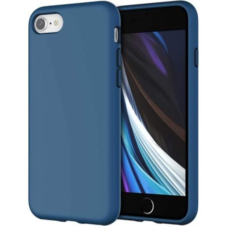Gummibelagt støtsikkert deksel iPhone 7 / 8 / SE2 / SE3 - Blå