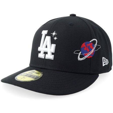 New Era - MLB Noir fitted Casquette - Los Angeles Dodgers Planet Icon 59FIFTY Pc Black Fitted @ Hatstore