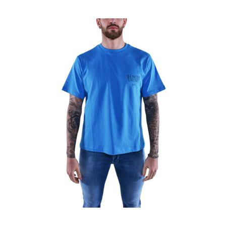 IH NOM UH Nit, T-Shirt Relaxed FIT With Logo ON Front Blauw, Heren, Maat:S