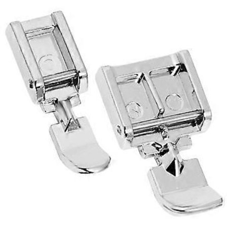 Vetoketjujalka Brother-ompelukoneille, 2 kappaleen ohut yleiskiinnike, yhteensopiva Brother-, Singer- ja Janome-mallien kanssa