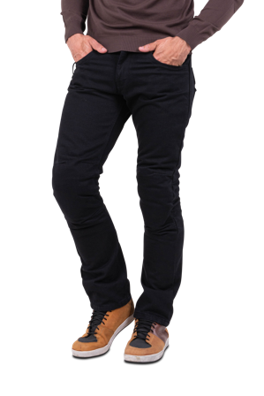 Jean Moto Course Drift Renforcé Aramide Straight/Regular Noir W32 x L32