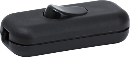 Gelia 61920130 Strømbryter 1-polet, 2 A / 250 V Svart, Strømbrytere & vegguttak