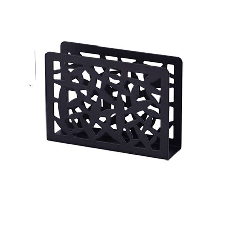 Servietholder Letvægt Luksus Vertikal Servietholder SORT STIL 2 sort black{ROG}