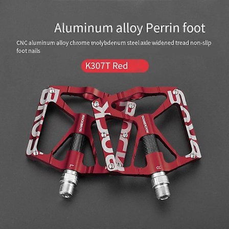 ROCKBROS Cykelpedaler Ultralätta Mountainbike Pedaler MTB Reflexlager Cykelpedaler Cykeltillbehör