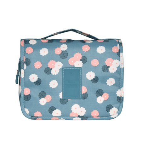 Hengende toalettveske sammenleggbar reisetoalettveske med håndtak vaskepose vaskepose for kvinner jenter dame