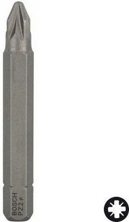 Bosch PZ2 Skruvbits 3-pack 51mm, Borra & mejsla