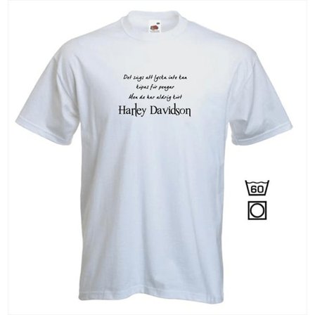 T-shirt - Det sägs att lycka...Harley Davidson