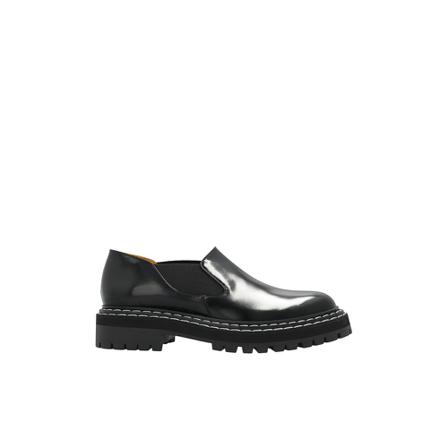 Proenza Schouler, Leather slip-on shoes Zwart, Dames, Maat:39 EU,leer