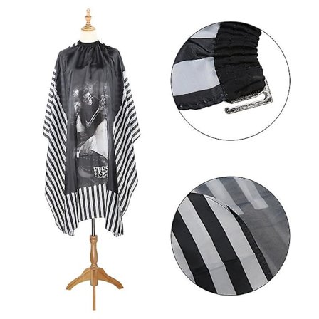 Profesjonell frisørkappe Salongstil Kappe Justerbar for klipping