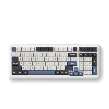 MCHOSE K99 (Sotilaallinen Sininen) - Langaton pelinäppäimistö 98% RGB (US-englanti - ANSI)