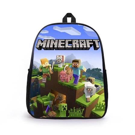 Minecraft Painettu Reppu Koululaukku Suuri Tilavuus Opiskelijan Kirjalaukku Reppu Lasten Lahja