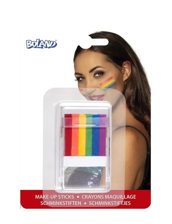 IPK | Face Paint Stick Rainbow 6-In-1 | 0