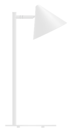 Westal Tratt Micro Bordlampe GU10, uten lyskilde Hvit, Belysning